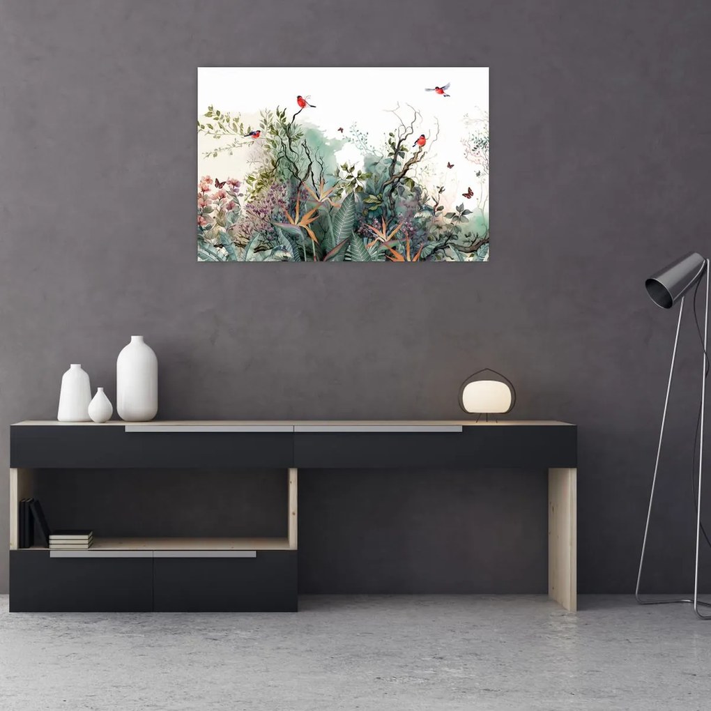 Tablou - Peisaj natural, acvariu (90x60 cm)