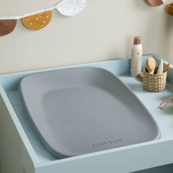 Covoraș de înfășat Nattou SOFTY 50x70 cm gri