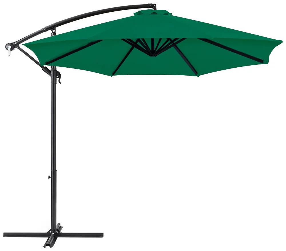 Umbrela de soare suspendata 2,7 m - diferite culori-verde