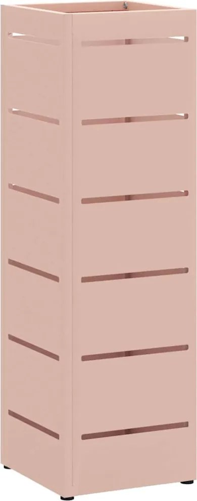 vidaXL Suport pentru umbrele Roz 15,5 x 15,5 x 49 cm Metal