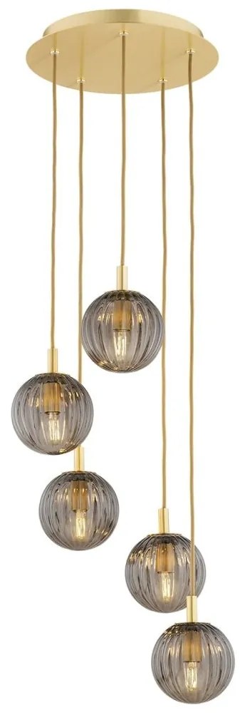 Lustra design modern cu 5 pendule Paloma