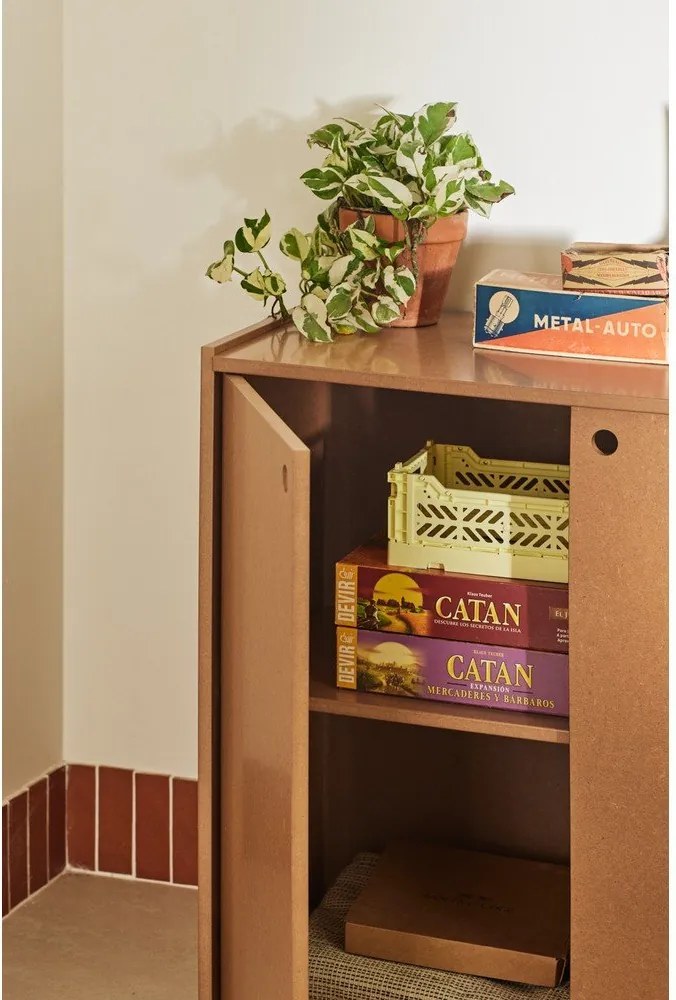 Comodă în culoare naturală 197x80x40 cm Wally – Teulat