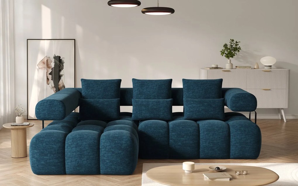 Colțar lemn masiv extensibil modern Levvi Personalizabil, 260 × 184 × 102 cm - Manhattan 45, Dreapta