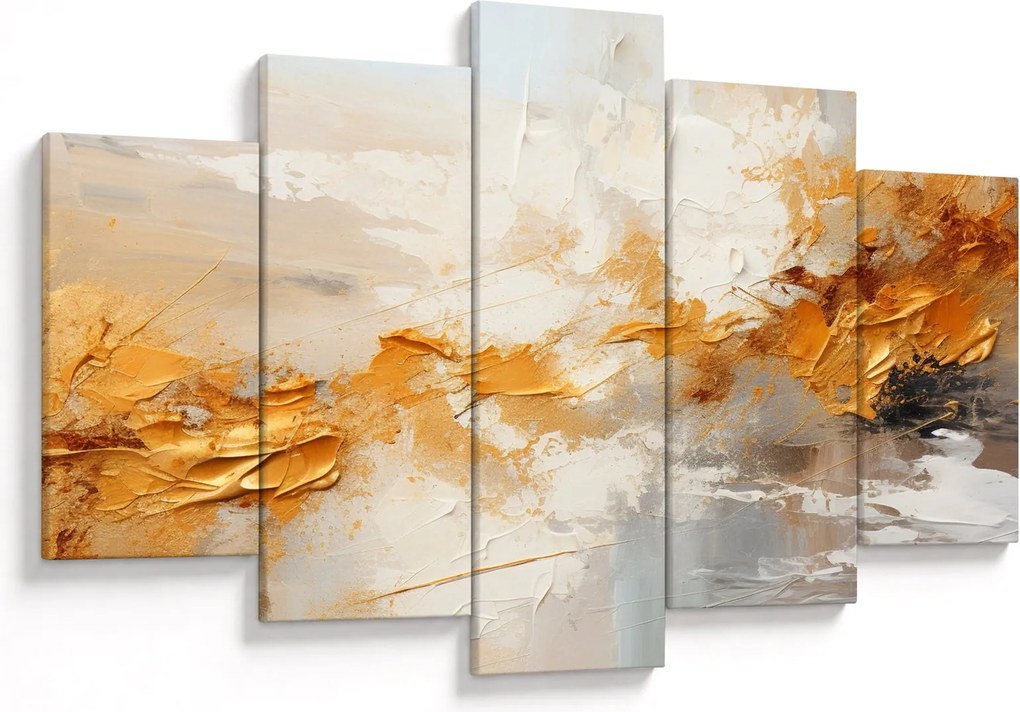Tablou - Textura aurie (150x105 cm)