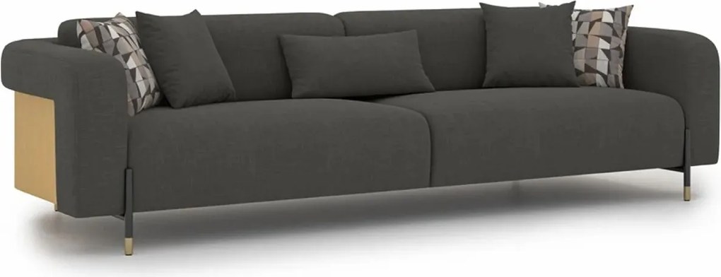 Canapea lemn masiv Marquesa 3 Locuri, 260 × 100 × 75 cm