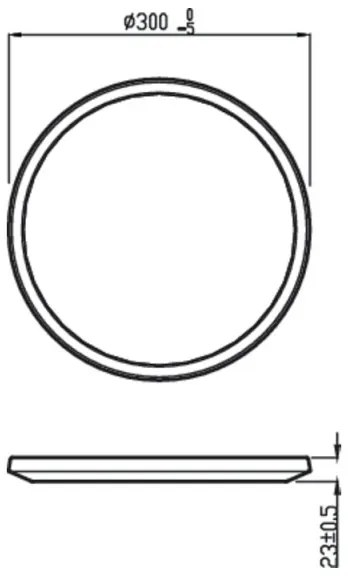 Plafonieră LED dimabilă pentru baie SCENE SWITCH LED/18W/230V IP44 Philips