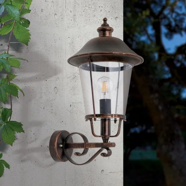 Lampă de perete de exterior Orion AL 11K/360.00 KENZO 1xE27/100W/230V IP44 bronz/patină