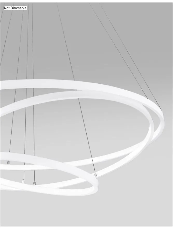 Lustra moderna suspendata, diametru 80cm, LED DEA NVL-17222001