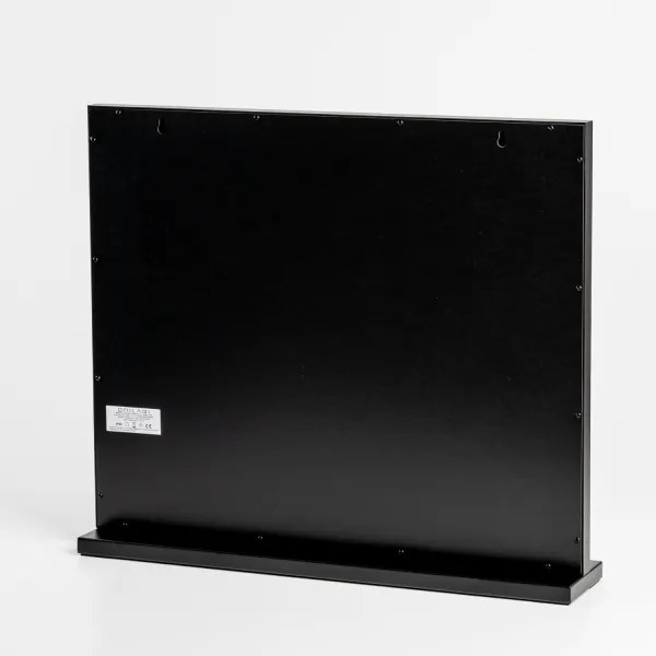 BRILAGI - Oglindă de machiaj HOLLYWOOD LED reglabilă, 15W, 230V, 60x50 cm, neagră
