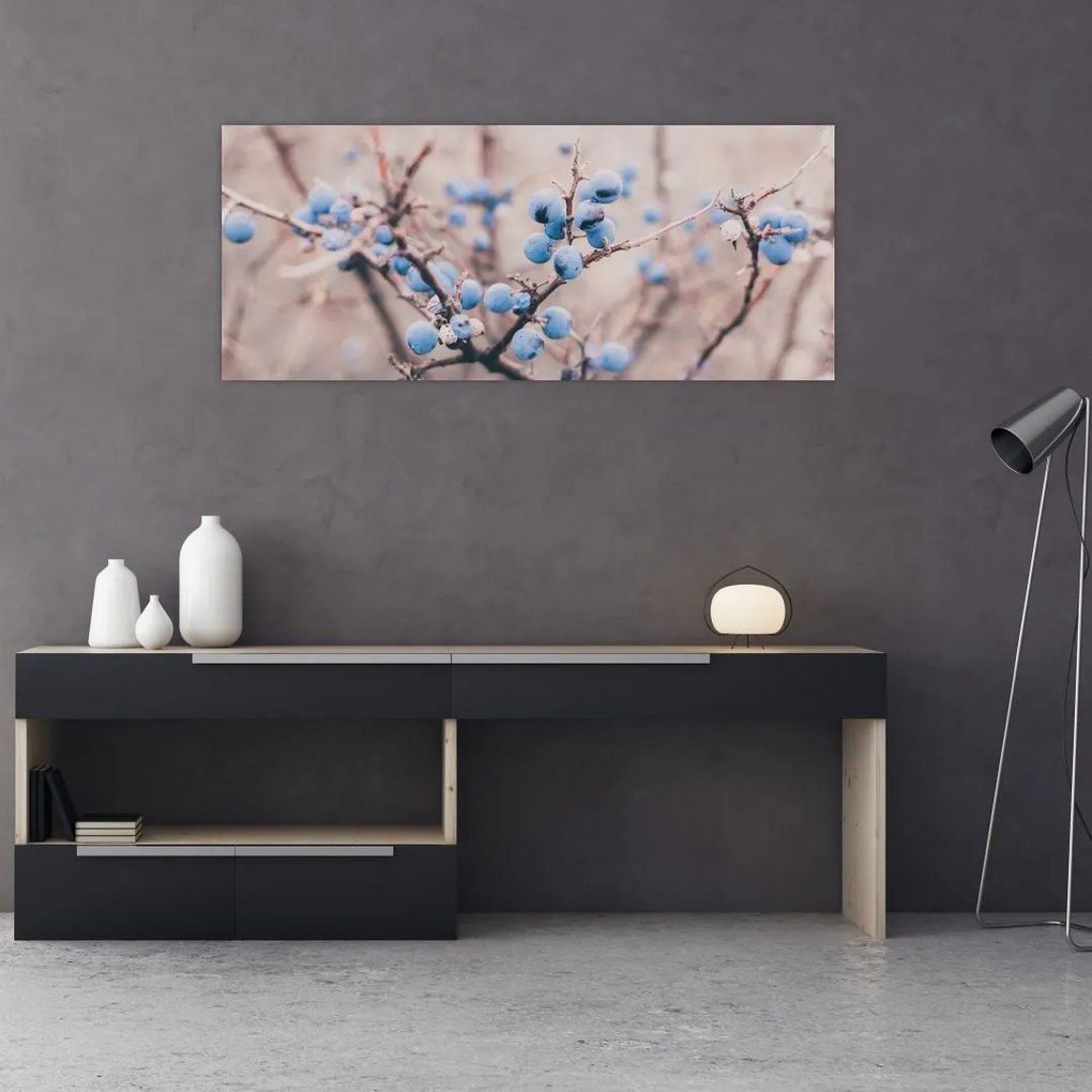 Tablou cu fructe pe tufiș (120x50 cm)