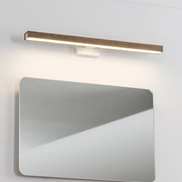 Aplică LED pentru oglindă de baie Brilagi WOODY MIRROR LED/12W/230V IP44 stejar/alb