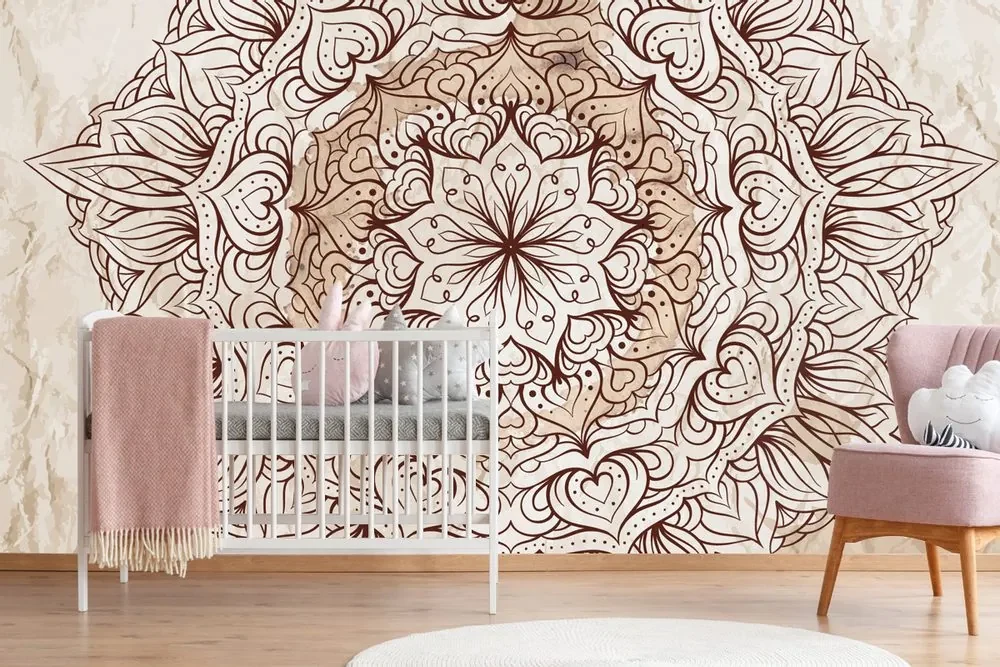 Tapet Mandala etnică abstractă