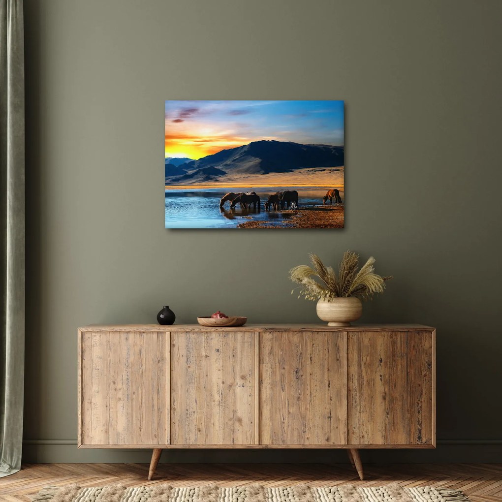 Tablou - Alimentarea cu energie electrică (70x50 cm)