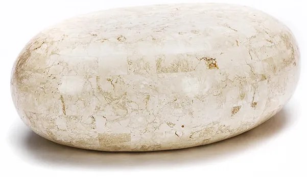 STONES Masă de cafea (50 x 75 x 27h) 75cm X 50cm H. 27cm | Aosom Romania