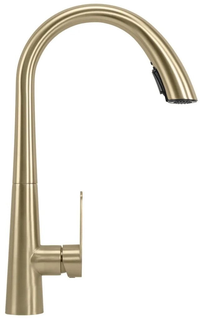 Baterie de bucătărie REA Ross BRUSH GOLD
