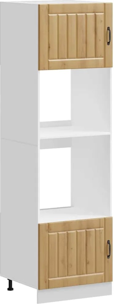 vidaXL Dulapuri pentru cuptor 2 buc. Stejar artizanal Lucca Lemn