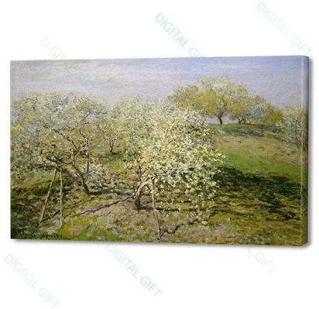 Tablou simplu - Claude Monet - Primavara 63x38 cm, canvas
