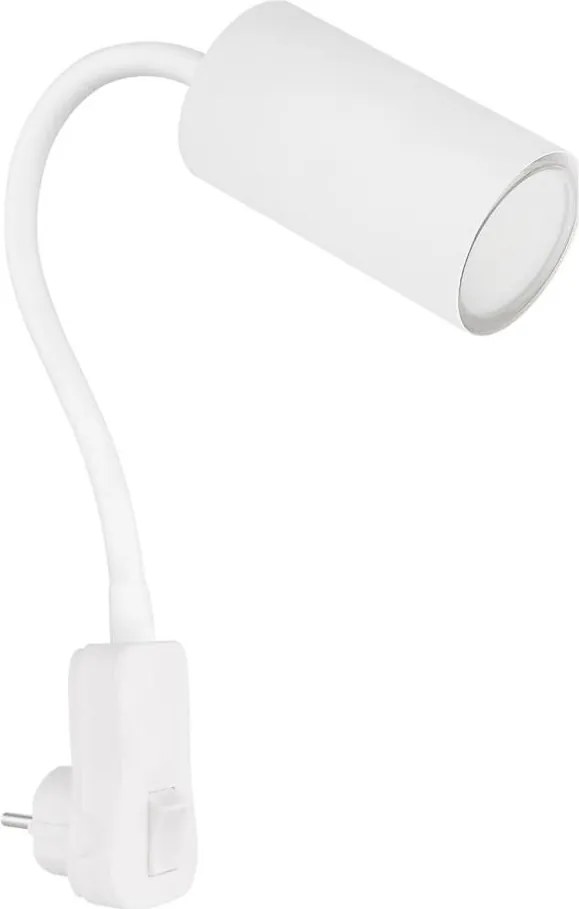 Globo 57911DPW - Spot de perete cu priză ROBBY 1xGU10/35W/230V, alb