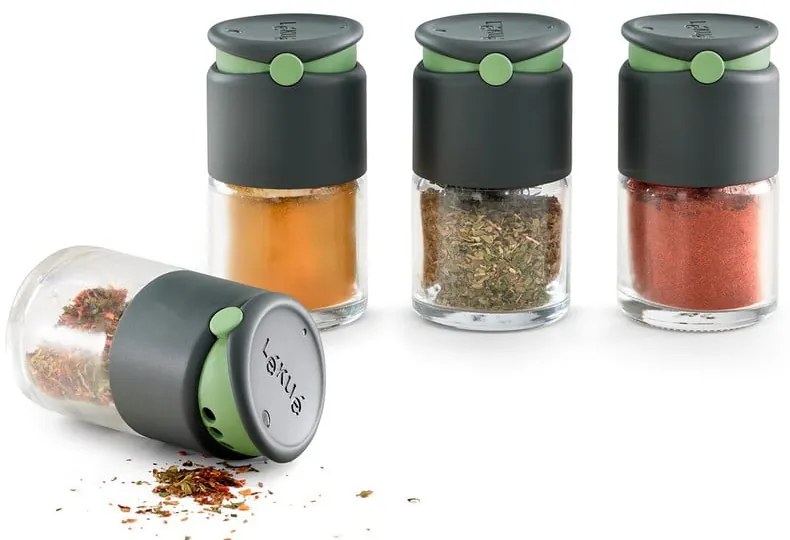 Recipiente de condimente 4 buc. 100 ml – Lékué