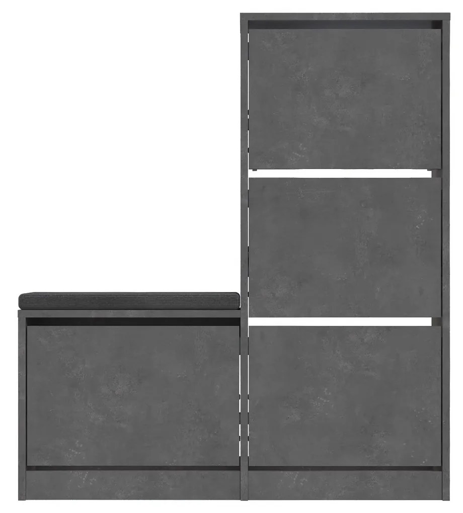 Pantofar/ Dulap pantofi Dora (Gri). 1073143