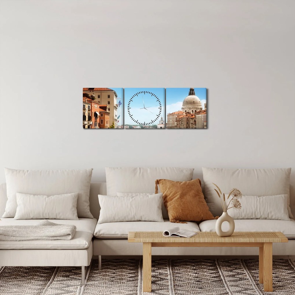 Tablou - Veneția (cu ceas) (90x30 cm)