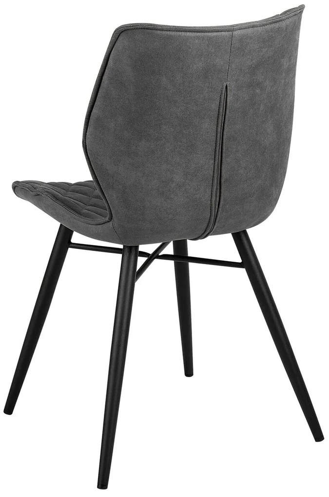 Set 2 buc. scaune pentru sufragerie Lissa (gri). 1009996