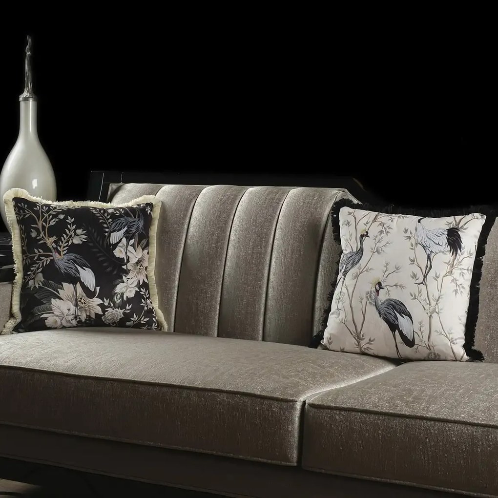 Set fata de perna  decorativa 2 buc,Homs ,seria oz,43 x 43 cm.50041