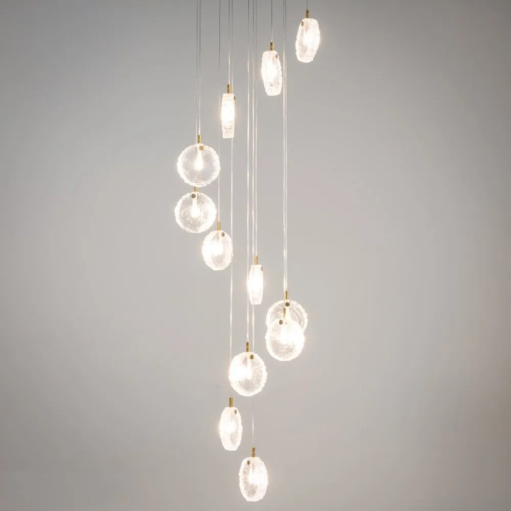 Lustra suspendata design decorativ modern Frozen 12L