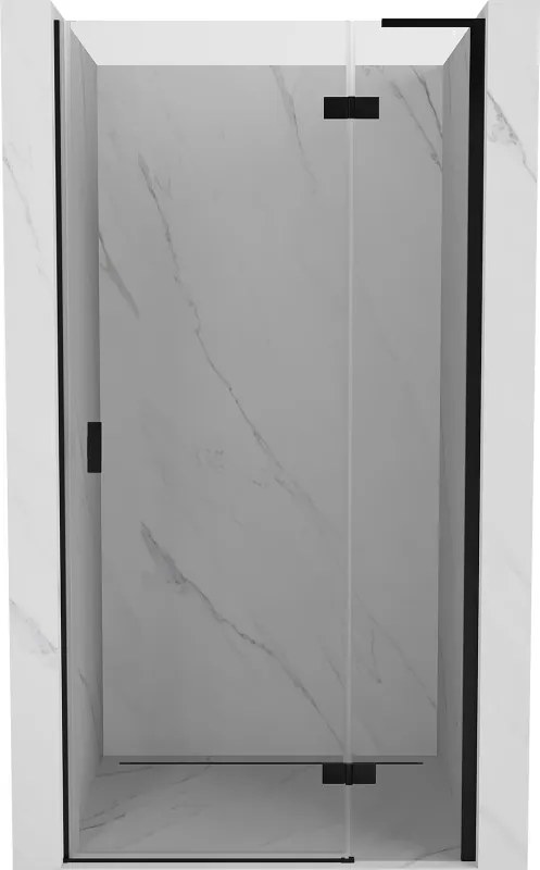 Mexen Mist-H L ușă de duș batantă dreaptă 100 cm, transparentă, neagră - 8A5L-100-000-70-00-P