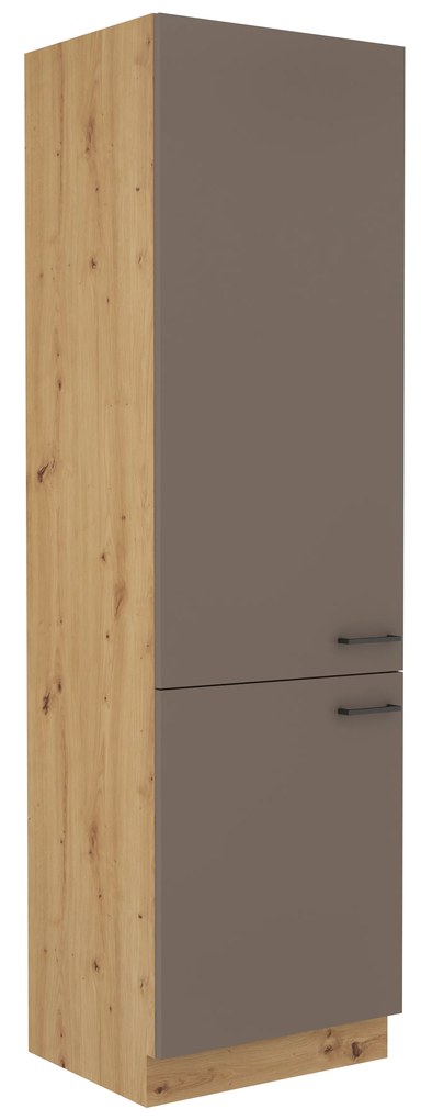 Dulap de alimente bucătărie Barb 60 LO-210 2F (stejar artisan + trufă). 1044949
