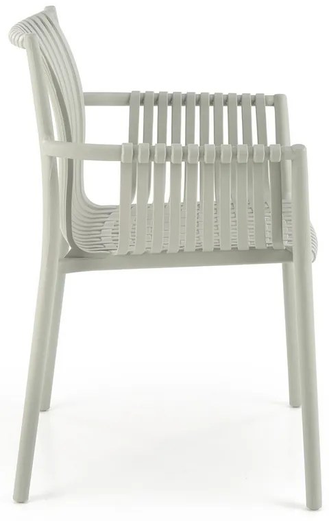 Scaun de bucaterie Lamar, gri