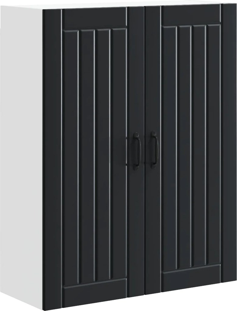 vidaXL Dulap de bucătărie Negru 80 x 31 x 100 cm Lemn compozit