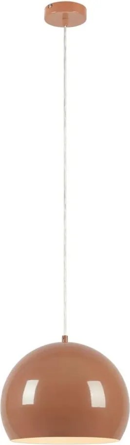 Markslöjd 108987 - Lustru suspendat pe cablu POP 1xE27/40W/230V, diam. 28 cm, maro