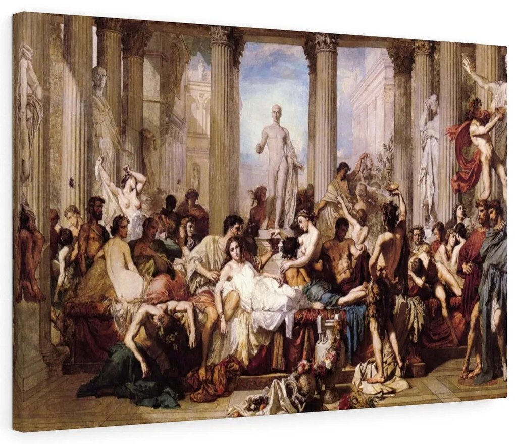Tablou canvas Romains de la decadence - 90x60 cm 90x60 cm