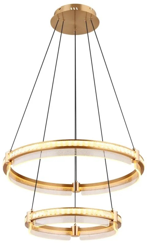 Lustra LED suspendata design circular cu telecomanda BLONDIE