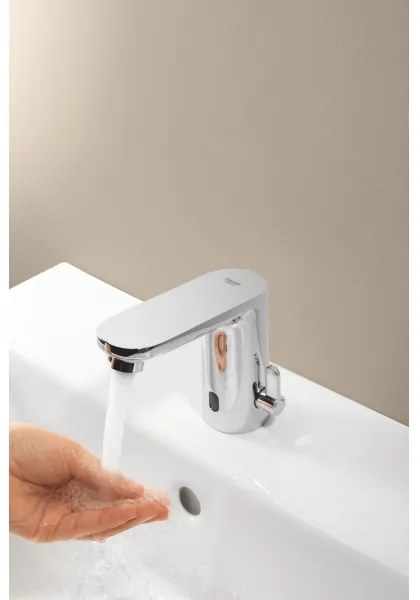 GROHE 36366002 - Baterie electronică pentru lavoar GET E, crom lucios