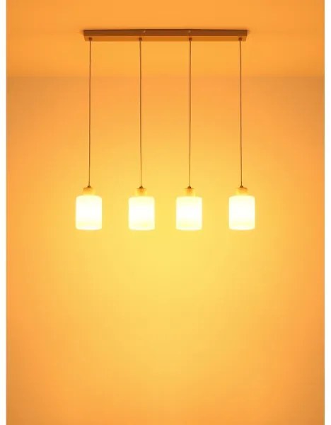 Globo 54114-4H - Lustră pe cablu TRENT 4xE27/40W/230V