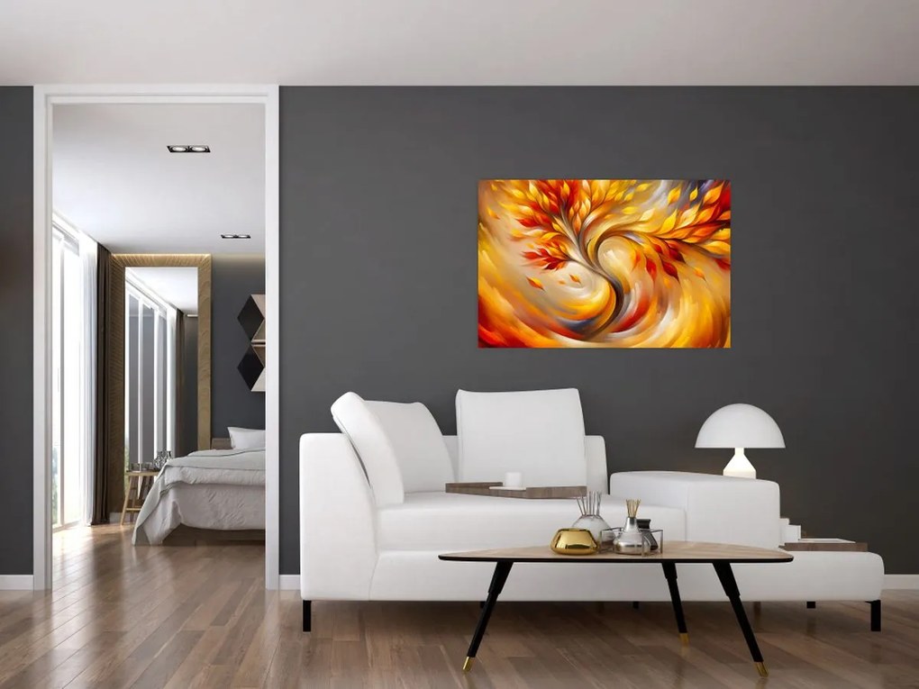 Tablou - Copac de toamnă (90x60 cm)