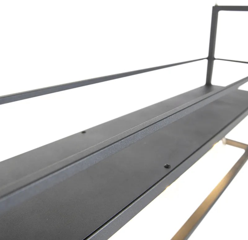 Lampă suspendată inteligentă neagră cu Wi-Fi A60 - Cage Rack