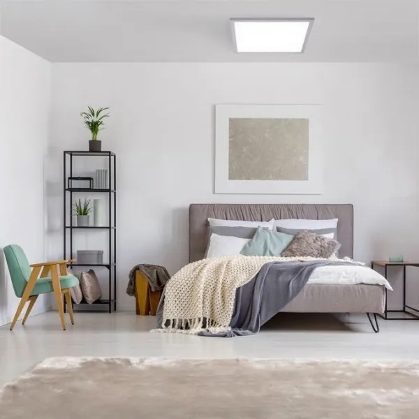 Plafonieră LED dimabilă FLAT LED/20W/230V Leuchten Direkt 14754-21 + telecomandă