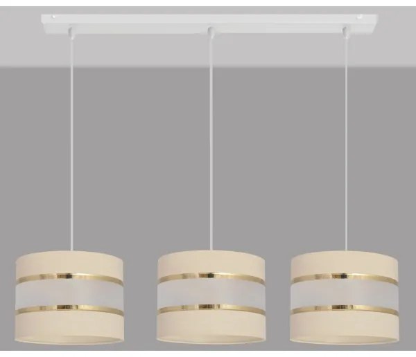 Lustră pe cablu HELEN 3xE27/15W/230V crem