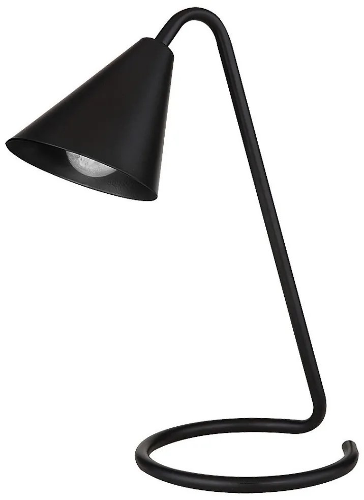 Veioza, lampa de masa design industrial Monty negru