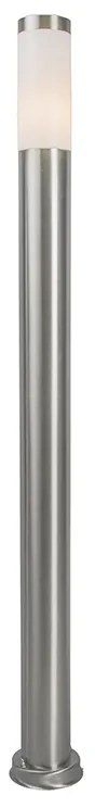 Lampă de exterior modernă pe stâlp din oțel 110 cm IP44 - Rox