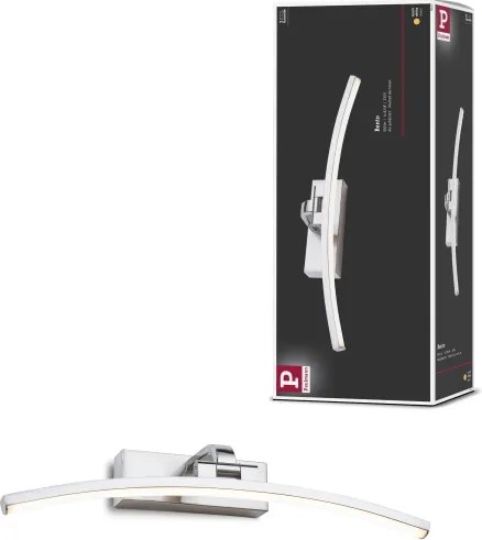 Paulmann 95558 - Aplica LED BENTO 10 W pentru tablouri, 230 V, 50 cm, crom mat