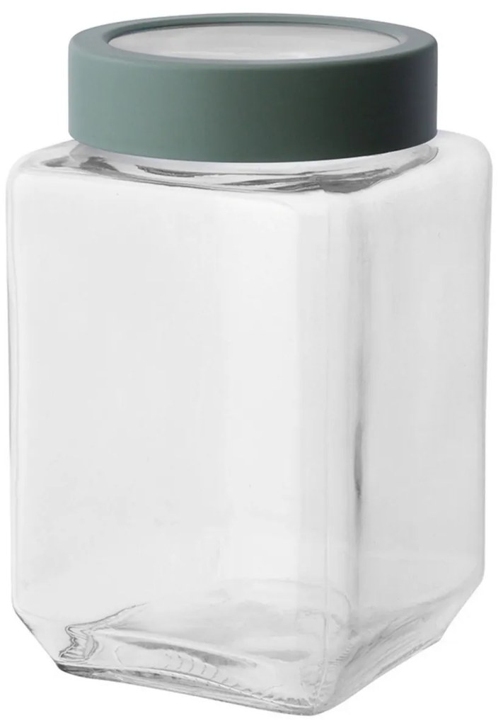 Altom Cutie din sticlă cu capac, 700 ml, verde, 700 ml