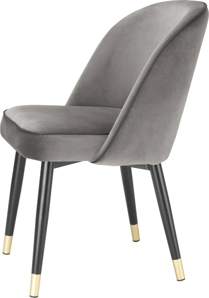 Set de 2 scaune design elegant Cliff, gri 114313 HZ