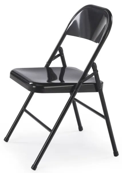 Scaun pliabil K565 negru H75 cm