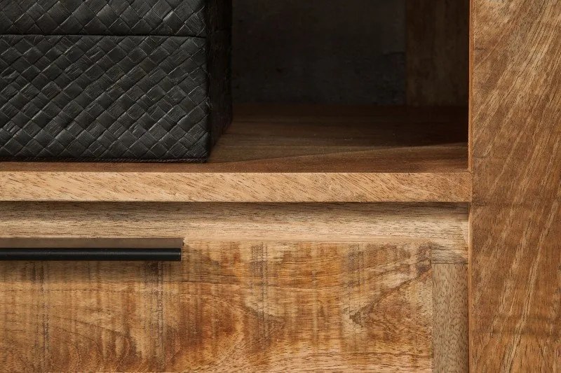 Comoda TV industrial style Iron Craft mango natur, 170cm