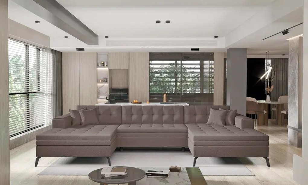 Coltar living extensibil Vertizo – L350 x l170 x h93 cm