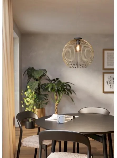 Lustră pe cablu Eglo 901003 VENEZUELA 1xE27/40W/230V auriu